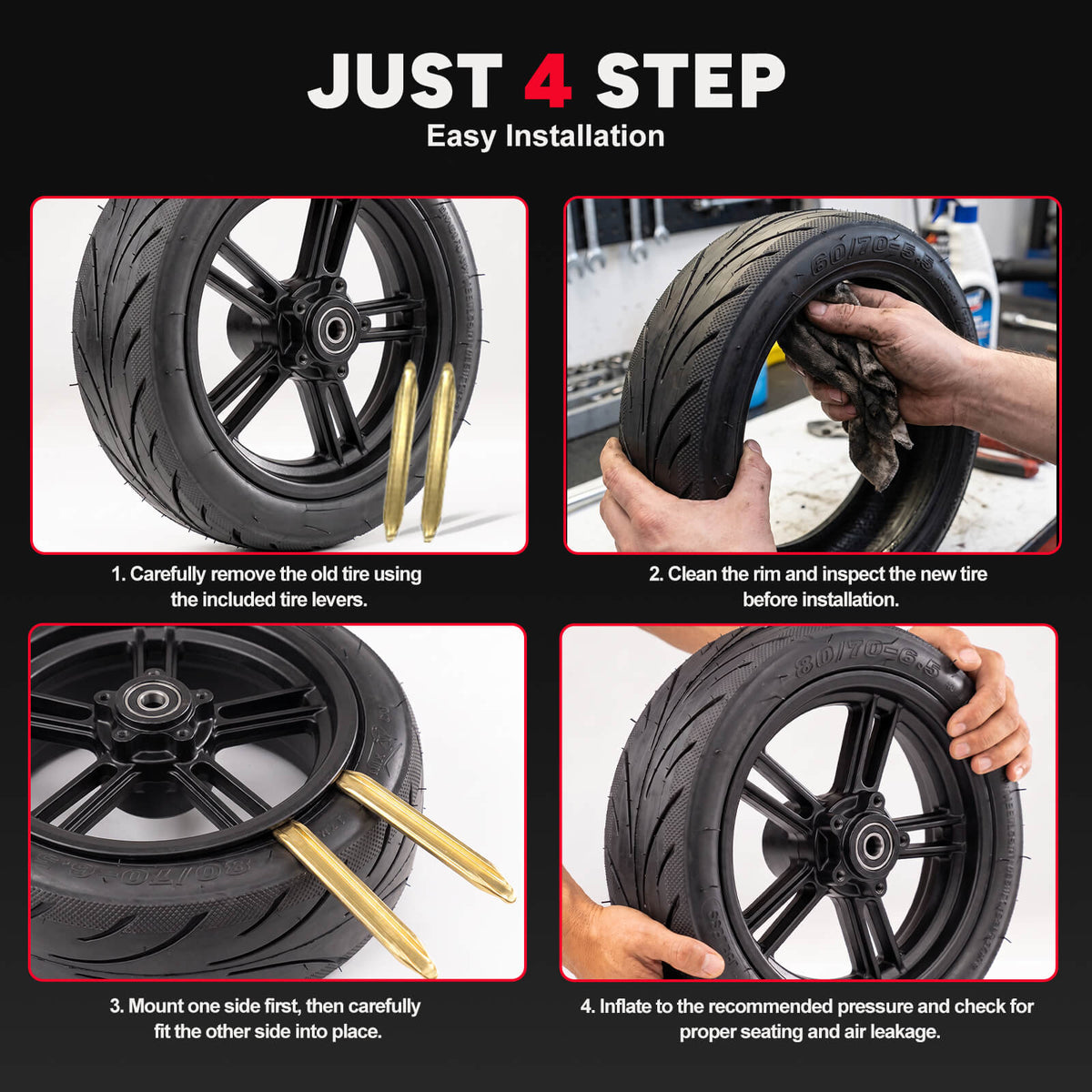 Scooter Inner Tube 10"×3.0"