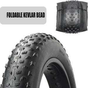 Hycline Kevlar 20x4  Fat Folding Bike Tires Folding Fat Tire
