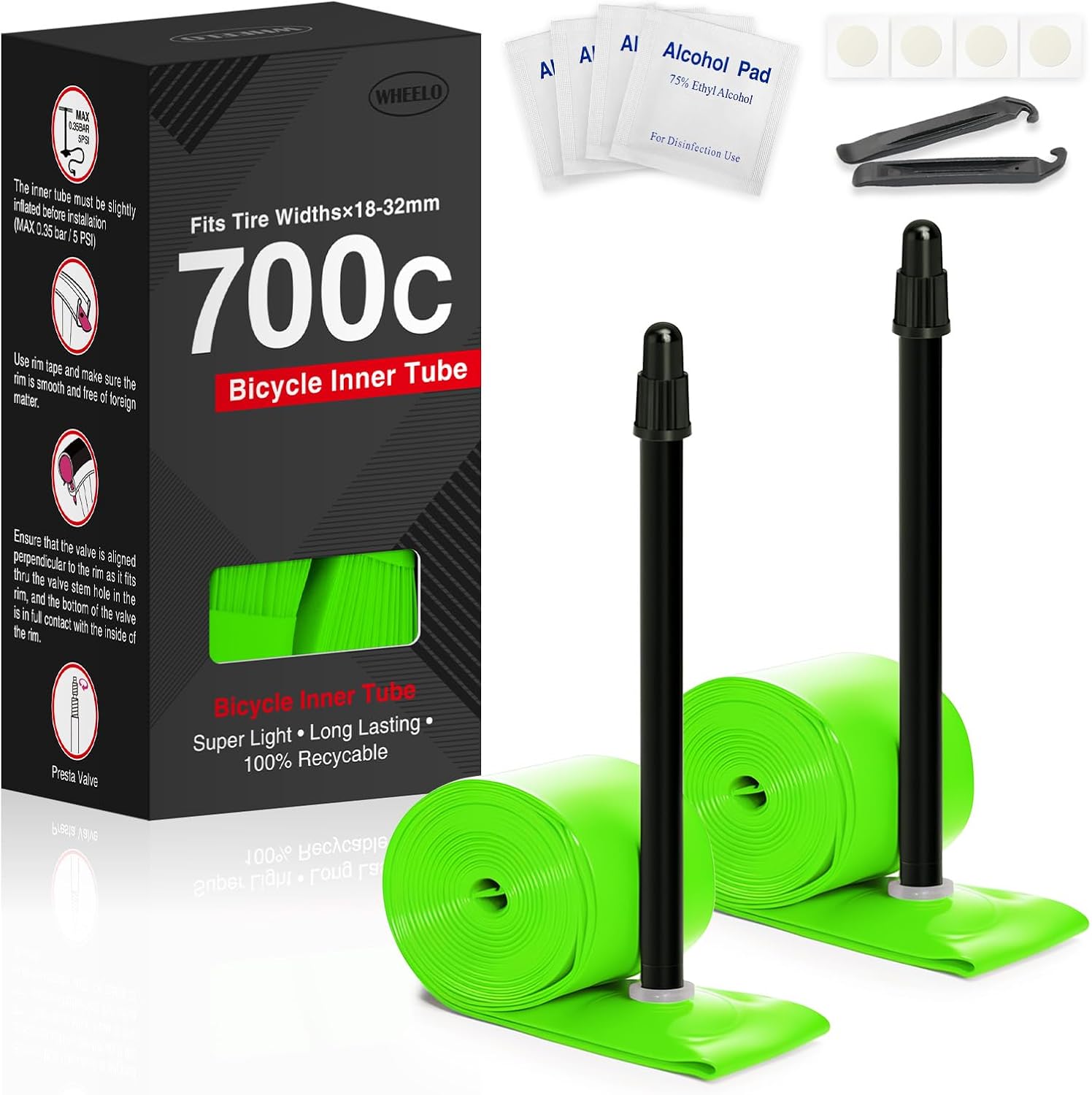 Tpu Tubes 700c RideNow 700C Bike Inner Tube 700x18 23 25 28 32 35