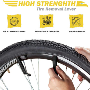 Hycline 2-Packed Bike Inner Tubes Set - 20“/24”/26