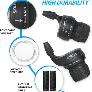 Bicycle 21-Speed Twist Shifter Set