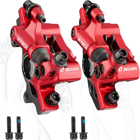 ZOOM XTECH HB-100 Hydraulic Disc Brake Caliper Red