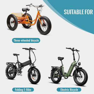 Adaptation Of Hycline 20×4 / 26x4.0 Inch White-side Studded Knobby Fat Bike Tire For Mountain And Electric Bike