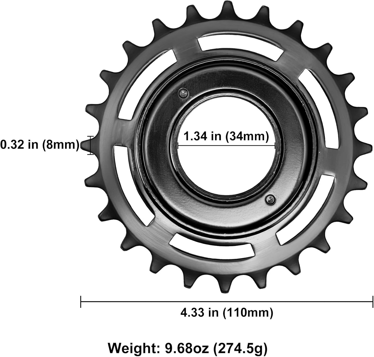 24T Single Speed Bike Freewheel