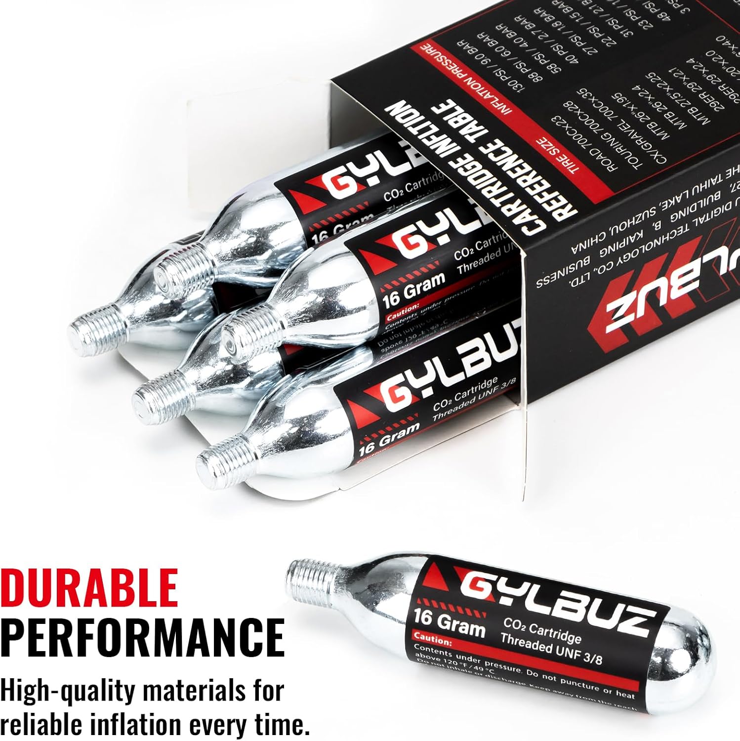 16g Threaded  CO₂  Cartridges Set