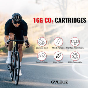 16g Threaded  CO₂  Cartridges Set