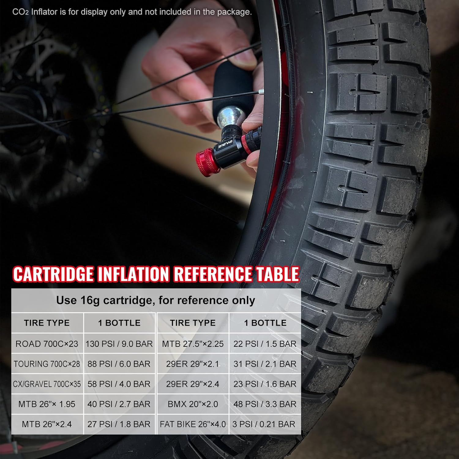 16g Threaded  CO₂  Cartridges Set