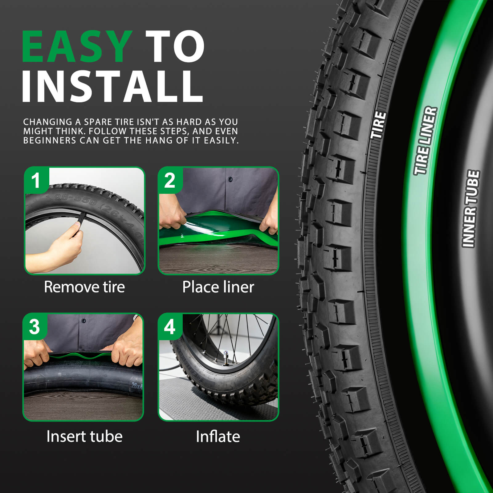 Fat Tire TPU Liners