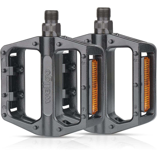 Wellgo Bike Pedals,Mountain Bicycle Pedal Sets,9/16 Compatible