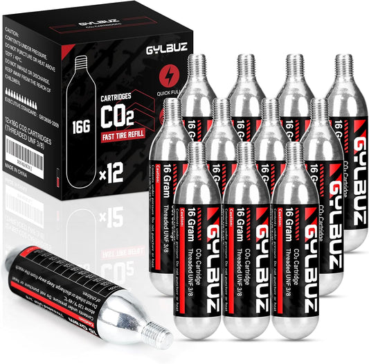 16g Threaded  CO₂  Cartridges Set