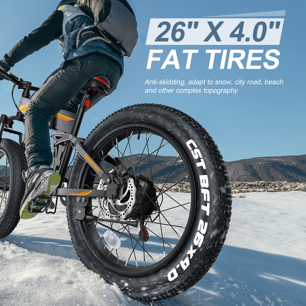 Anti-skid CST BFT C1752 Fat Tire - 20"×4" / 26"×4" to snow, off-road, beach and dirt roads 