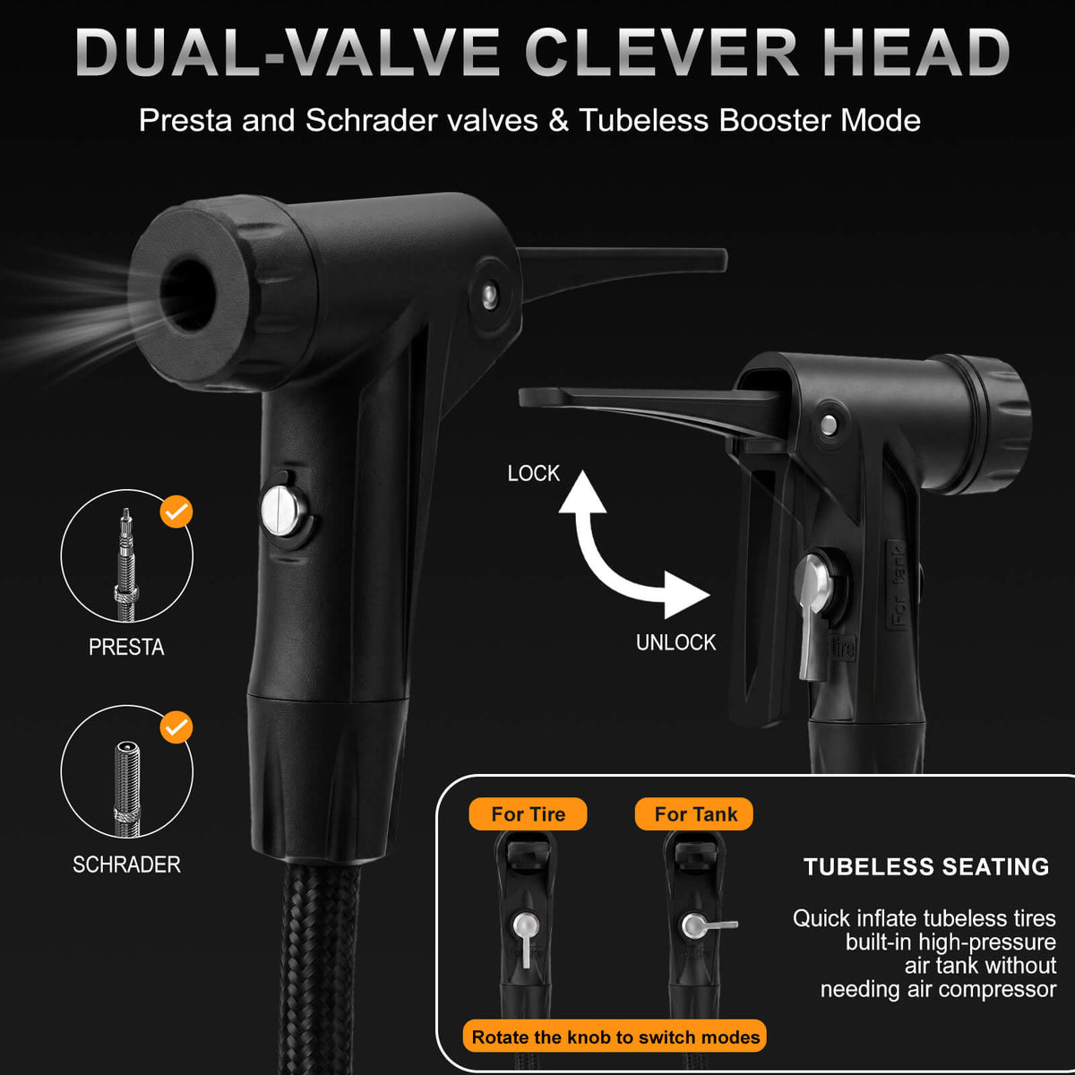 Air-Thrust Bike Pump