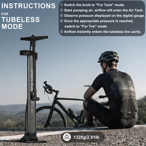 Air-Thrust Bike Pump