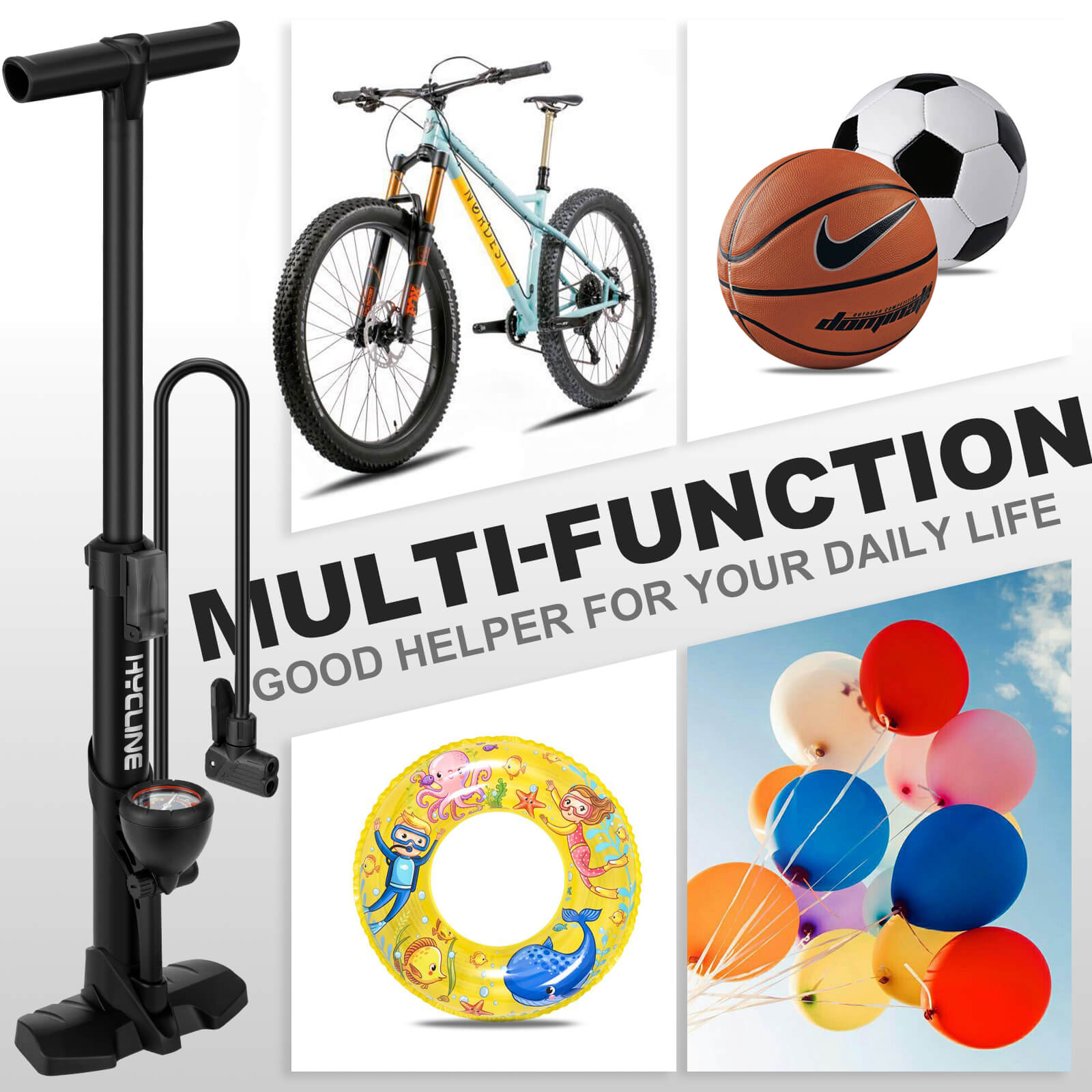 Hycline 160 PSI Bike Pump
