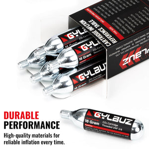 CO2 Inflator Set (with 6×16g Cartridges)