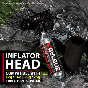 CO2 Inflator Set (with 6×16g Cartridges)