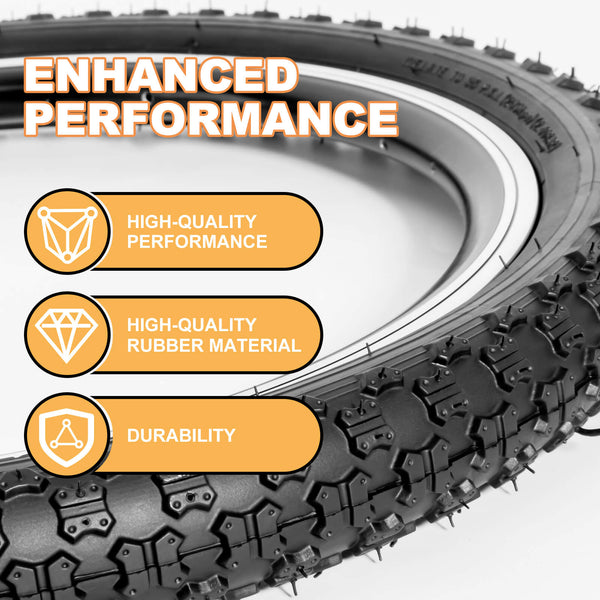 Bowlite 12.5"/14"/16"/20"×2.125 Childs Bike Tire Performance