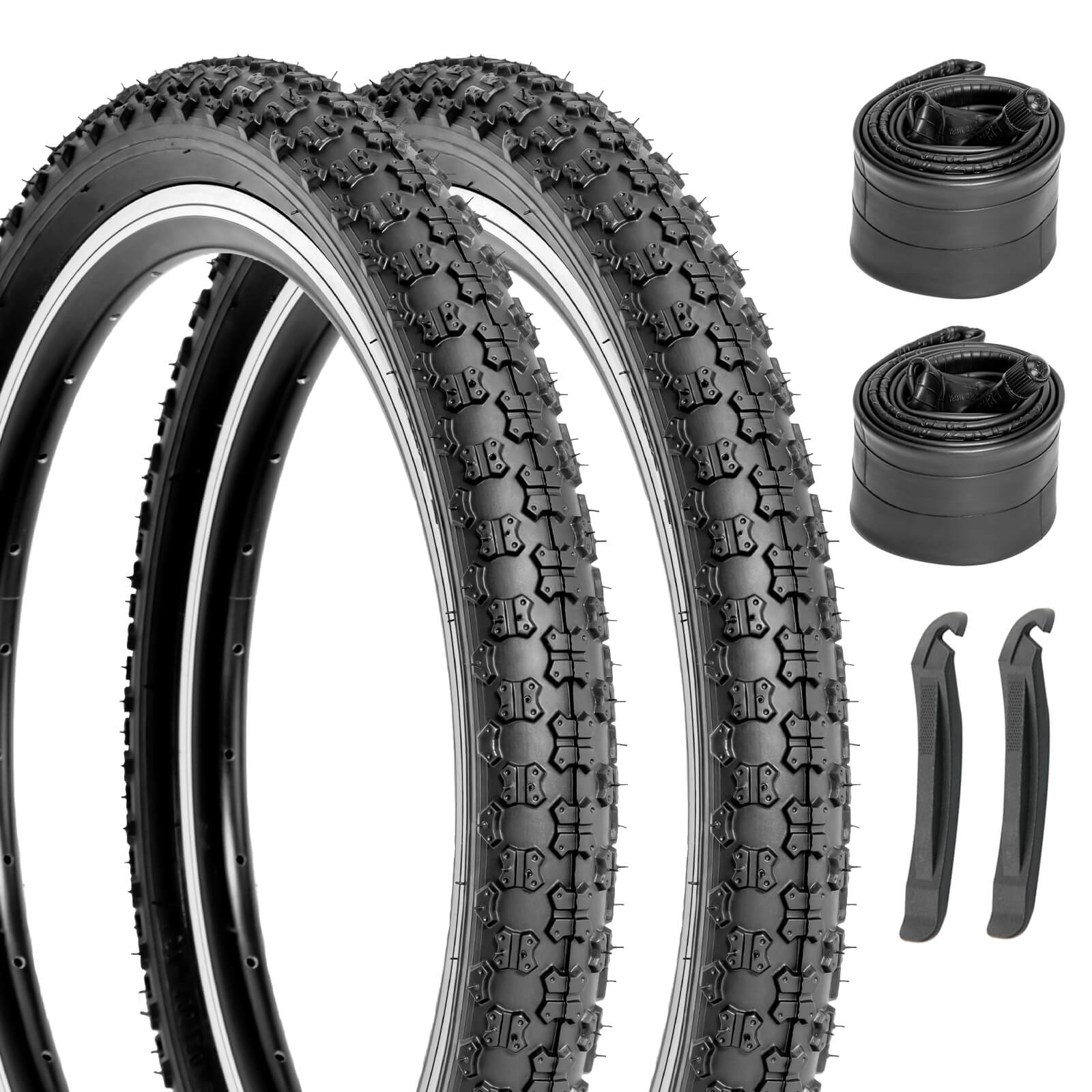 Hycline Bowlite 12.5"/14"/16"/20"×2.125 Childs Bike Tire with tube replacement set