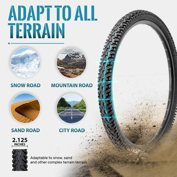 Hycline Ravine Trail Mountain Bike Tire 26"×2.125" Adaption