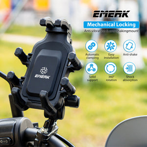 EMERK Phone Mount Holder for Motor and Bike