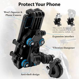 EMERK Phone Mount Holder for Motor and Bike