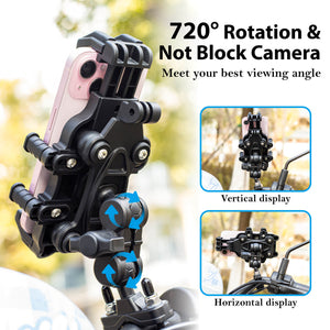 EMERK Phone Mount Holder for Motor and Bike