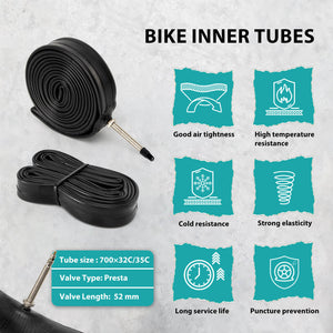 700×32C-35C Road Bike Inner Tube - A pair