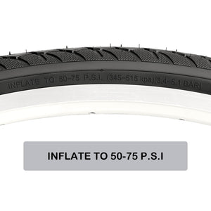 Hycline Road Bike Replacement Tire: 700Cx35C Folding High-Performance Wear-Resistant Bicycle Tires for City Commuter Road
