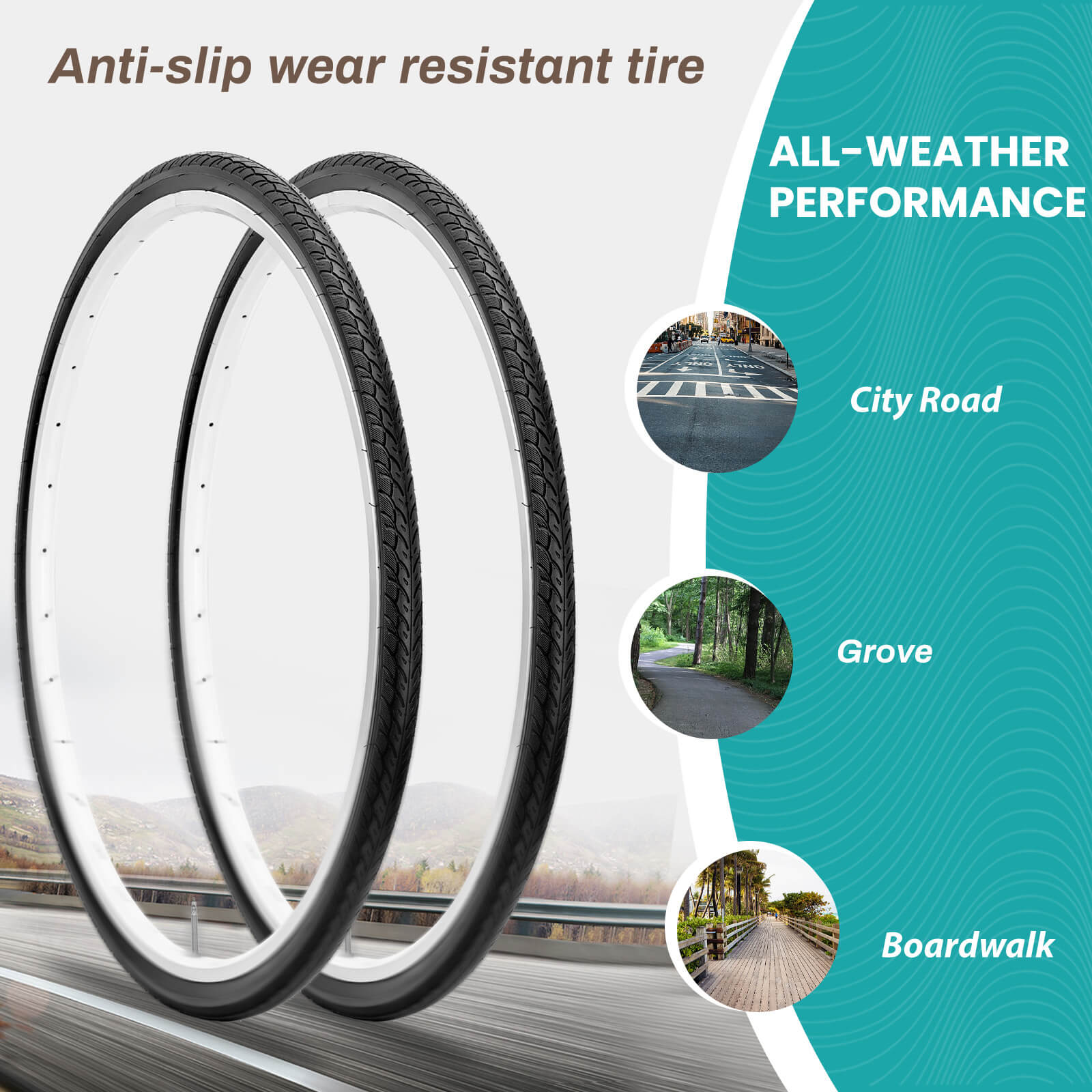 Road Tire (2-Pack) - 700×25C / 28C / 35C