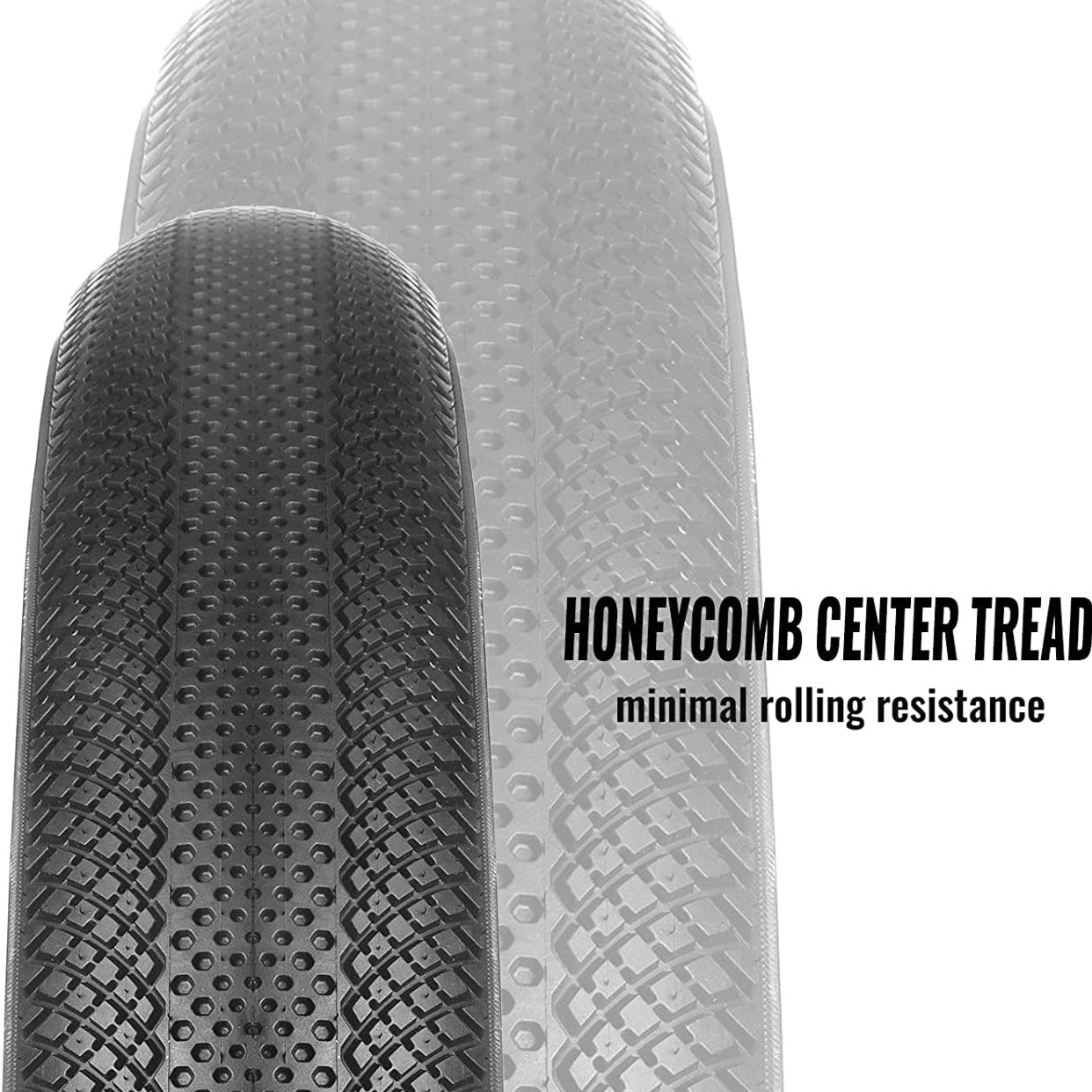Hycline E-Bike Fat Tire - 20/24/26×4.0 Inch Honeycomb Tread Pattern