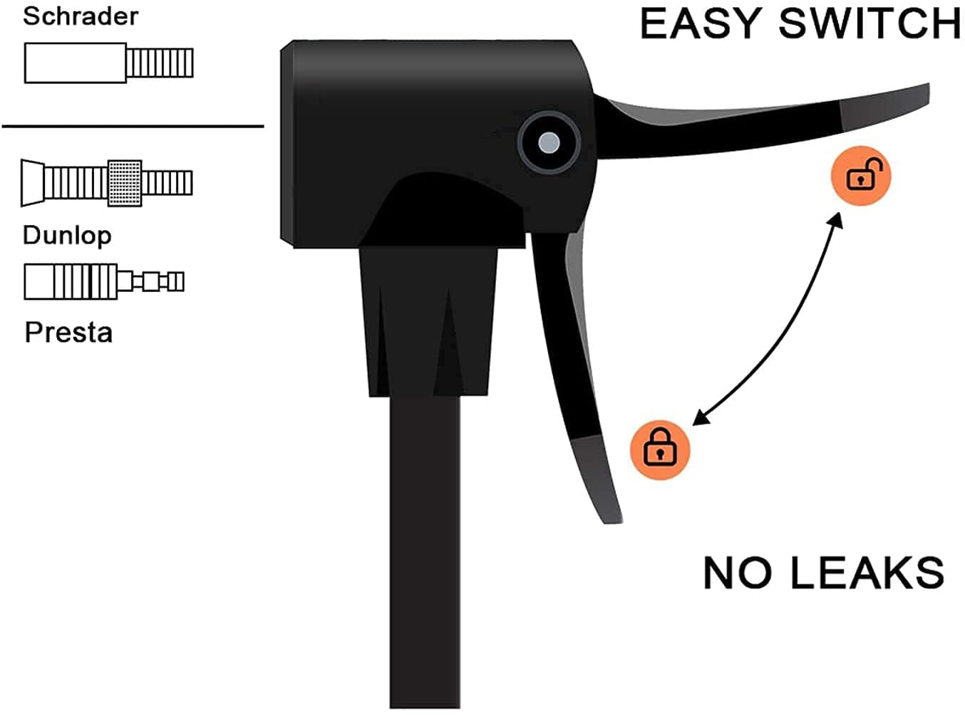Air Pump Valve Nozzle of Hycline Bike Pump