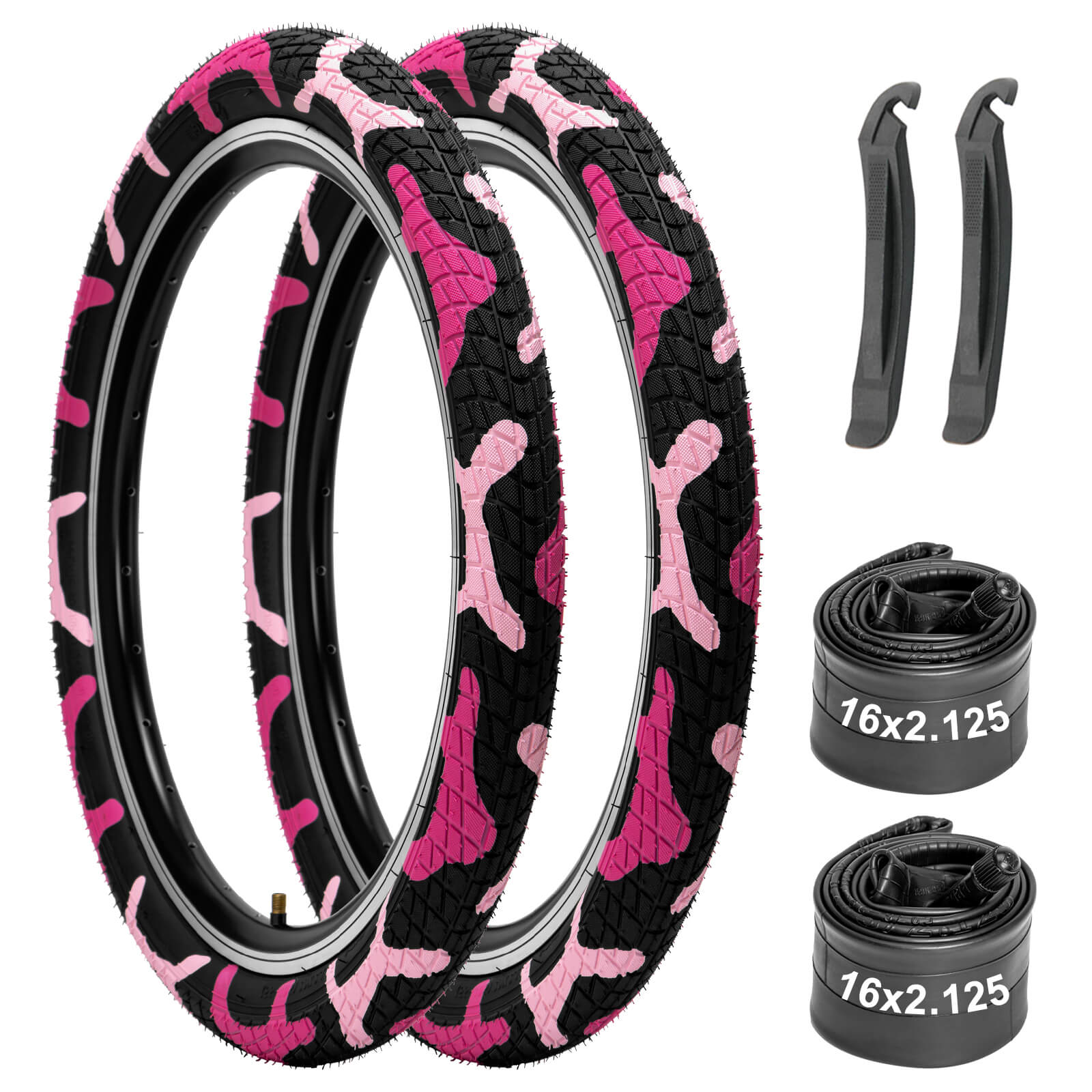 Hycline Colorwonder kid bike tire - Pink 16"x2.125"