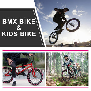 upgrade your child's bike with Hycline's ColorWonder Pink Camo cool tires