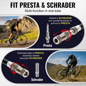 Hycline 300 PSI Digital Shock Pump for Schrader & Presta Tire Valve