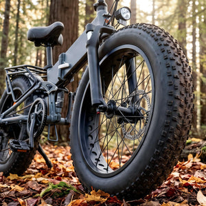 Hycline's Raider tires are perfectly suited for complex terrains such as mountains and woodlands.