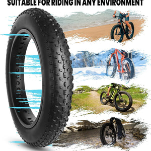 Riding Terrains of Hycline 2-Pack Raider Fat Bike Tires 20
