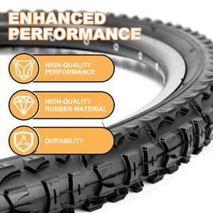Advantages of Hycline Terrclaw Mountain Bike Tire - 20/24/26" × 1.95" High-quality MTB bicycle tires