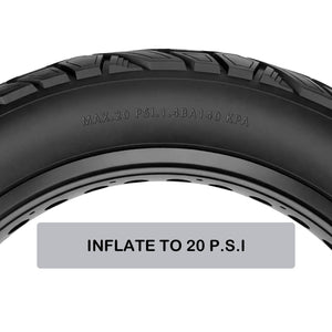 Fat Bike Tire Max Inflated 20 PSI, Puncture-Resistant Fat Bike & E-bike Replacement Tire