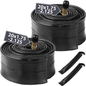 Hycline a pair of bike tubes with lever 20x1.75-2.125