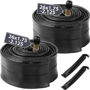 Hycline a pair of bike tubes with lever 26x1.75-2.125