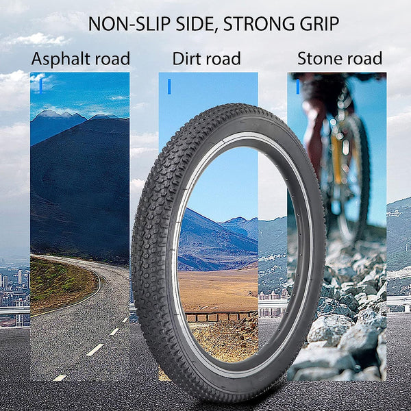 Hycline MTB Mountain Bike Tire - strong grip 20/26 Inch for all terrains 