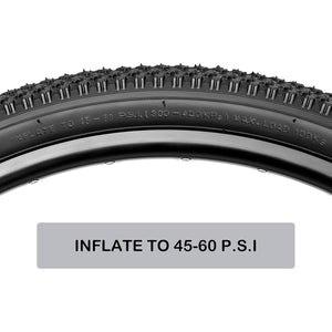 Hycline cross country Bike Tire - inflate to 60 PSI
