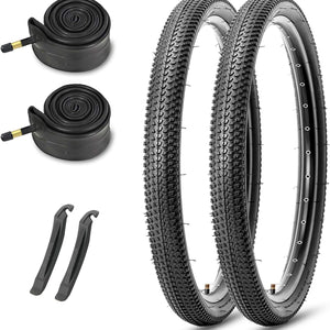 Hycline MTB Mountain Bike Tire bundle set pack - 20X2.125 / 26X2.125 inch