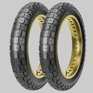 2 Pack Heavy‑Duty Fat Tire E‑Bike Tire 20x4, rugged block tread fat e‑bike tires set for all‑terrain electric fat bike replacement