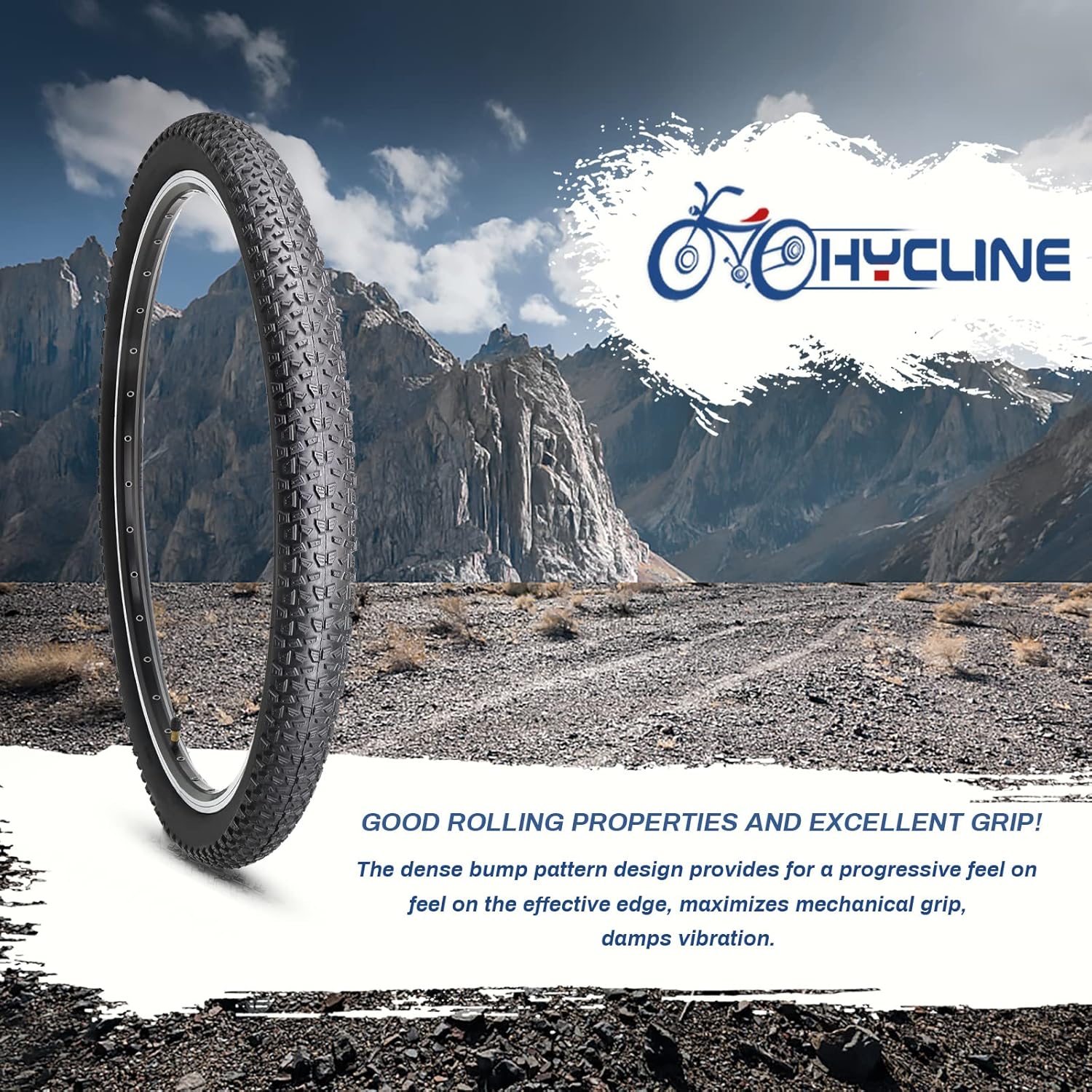 Hycline Tunner 27.5 Inch Mountain Bike Tire great and strong grip and tractin