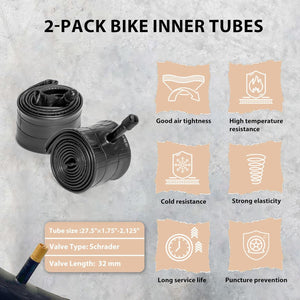 Hycline Tunner 27.5 Inch Mountain Bike Tire coming with Inner tube 2 pack
