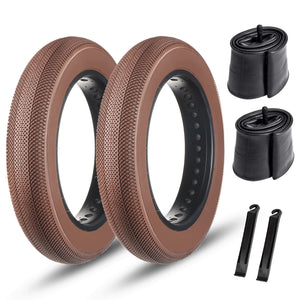Brown 20x4.0 / 26x4.0 HyperPave Road E-bike Tires - 20x4.0 / 26x4.0 HyperPave Road E-bike Tires - Hycline