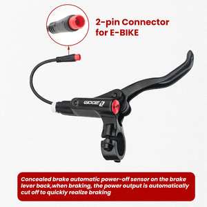 ZOOM HB-875E/876E Right Rear Hydraulic Disc Brake 2-pin connector sensor