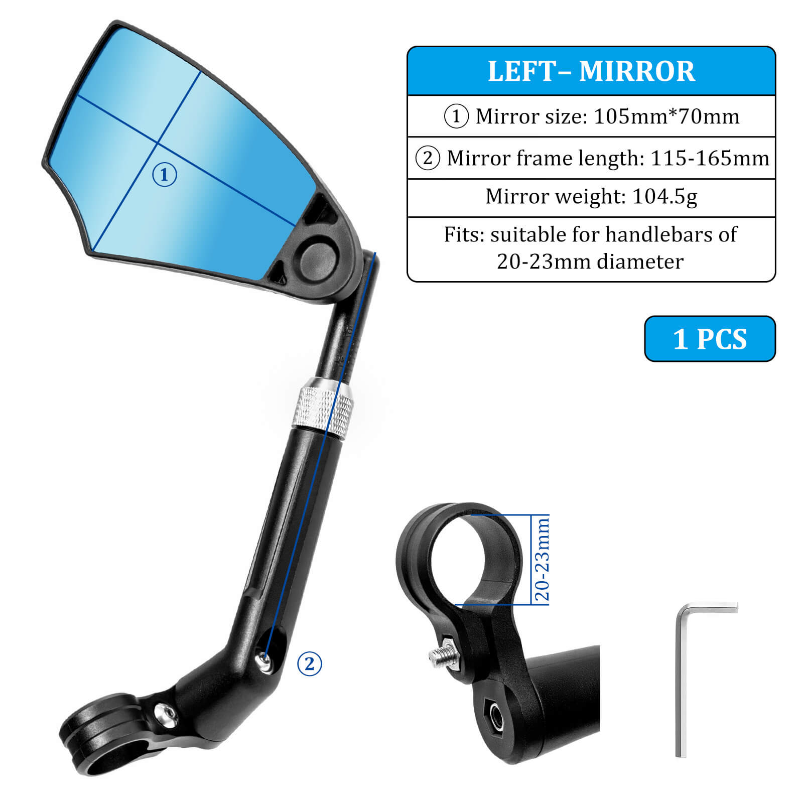 Handlebar Bike Mirror