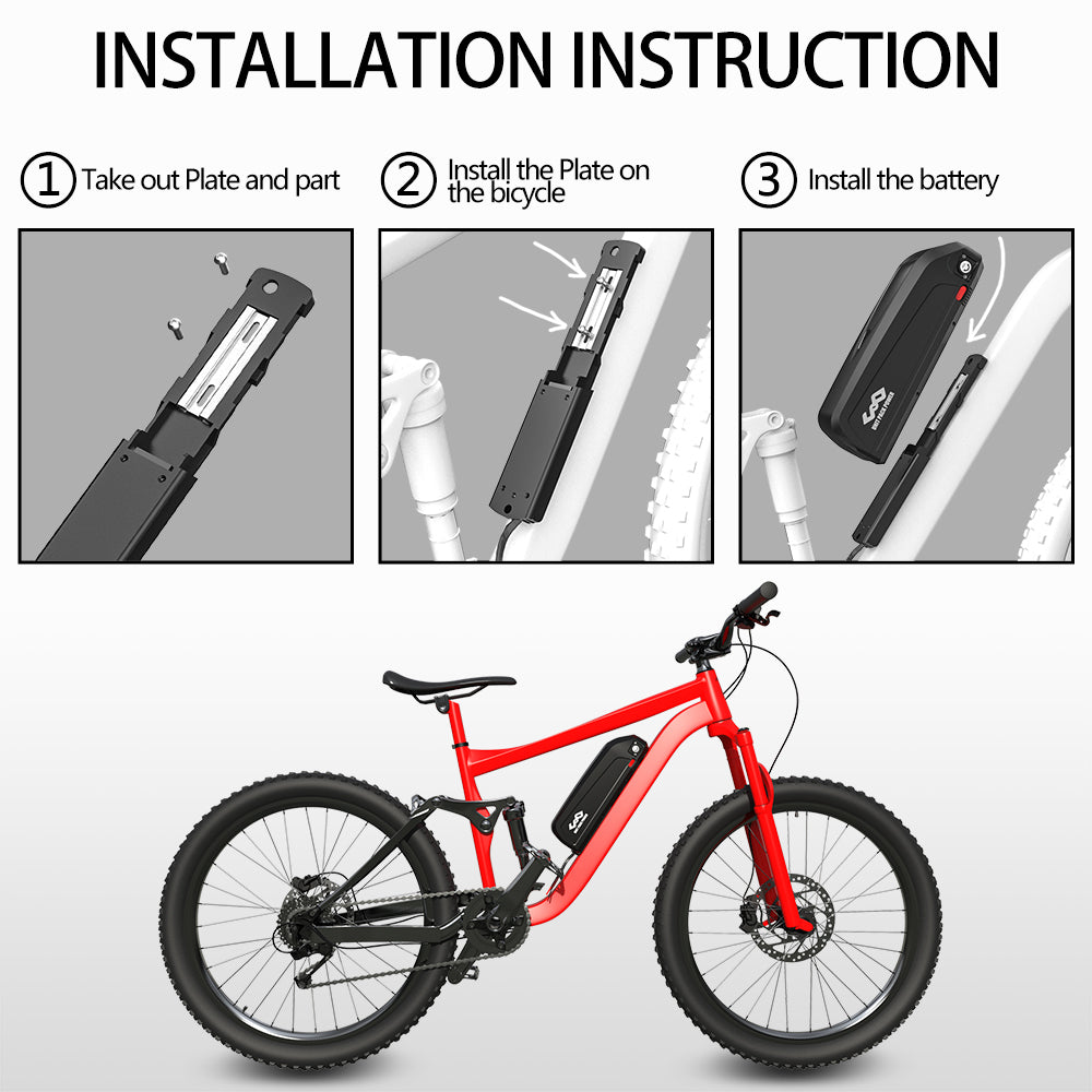 Electric Bicycle Lithium Battery 36V/48V/52V